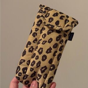 BAGGU Leopard Print Sunglasses Case